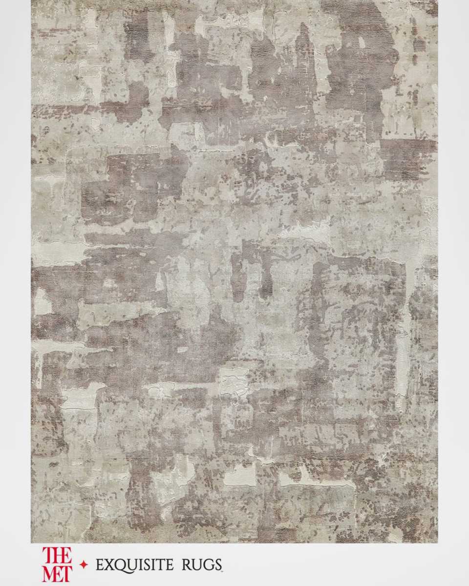 Papyrus Hand-Loomed Beige Rug, 6' x 9'